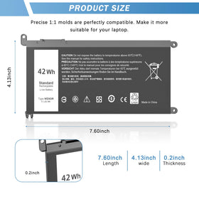 YUERYE WDX0R battery internals show cells and PCB for safety and reliability.