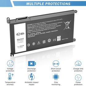 YUERYE WDX0R battery with screwdriver included for easy DIY replacement.