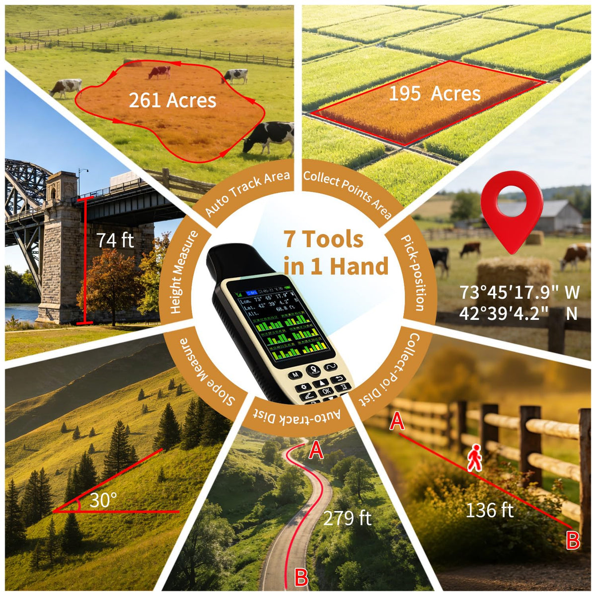 YuisyNie ZL660 long-lasting 4000mAh battery supports all-day surveying tasks.