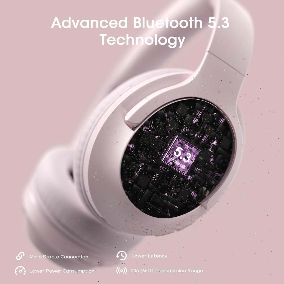 YUMONDEAR 40mm drivers with three EQ modes for customized sound