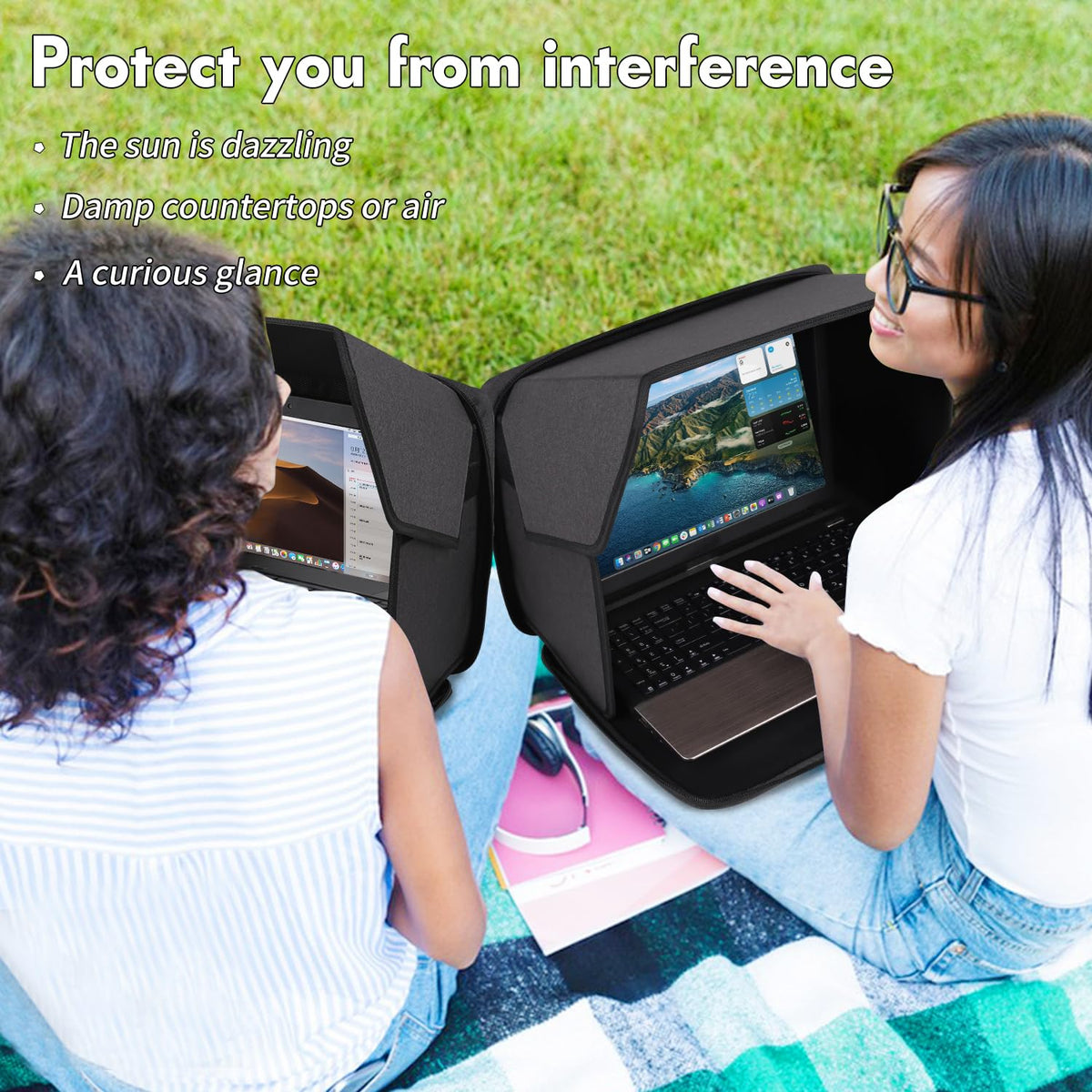 Yumt folded into sleeve for protective, compact transport
