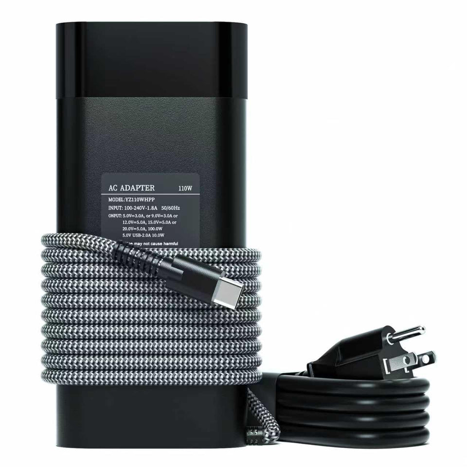 Yuncaiiz 110W USB-C charger in compact design for easy on-the-go power