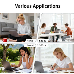 Yuncaiiz 65W USB-C Charger compact design for clutter-free workspace.