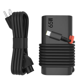 Yuncaiiz 65W USB-C Charger front view, compact and travel-ready.