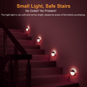 YUNLEX night light dual lights on highlighting bright path in corridors.