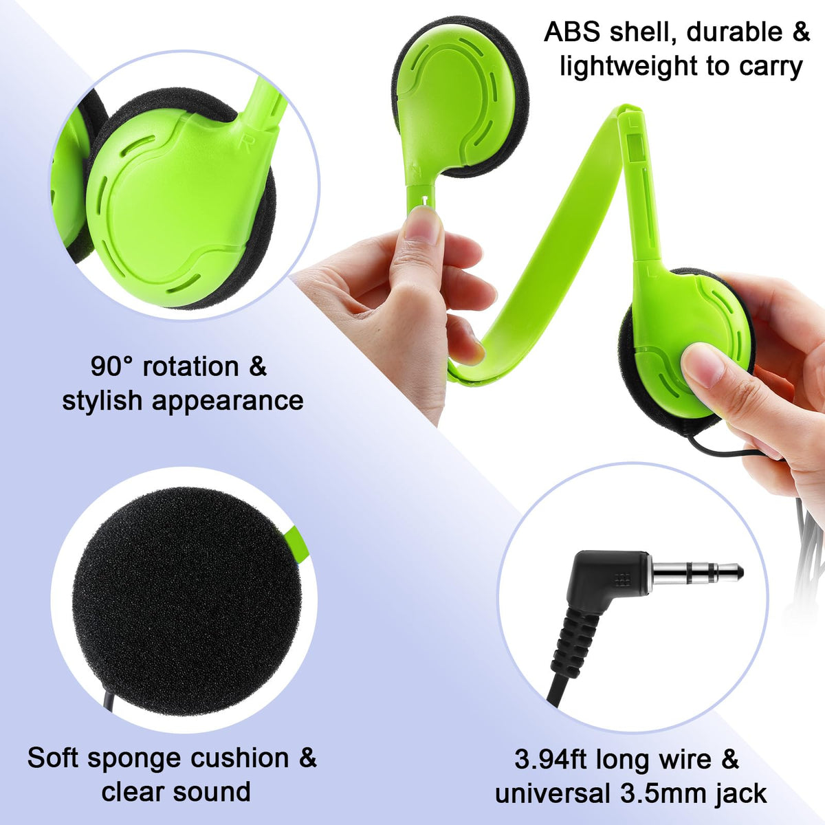 Yunsailing adjustable headband detail showing custom fit advantage