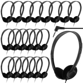 Yunsailing bulk headphones with individual wrapping for quick classroom distribution.