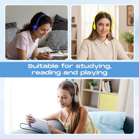 Yunsailing headsets in classroom with students demonstrating group use