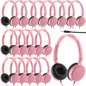 Yunsailing pink headset front view showing compact design and fast distribution benefit