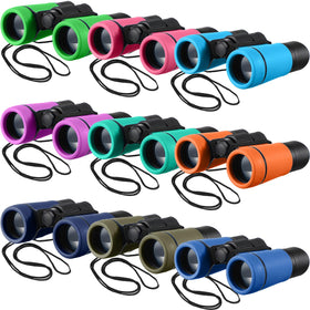 Yunsailing front packaging showing nine colorful binoculars and group use benefit