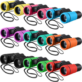 Yunsailing front packaging showing nine colorful binoculars, ideal for group activities