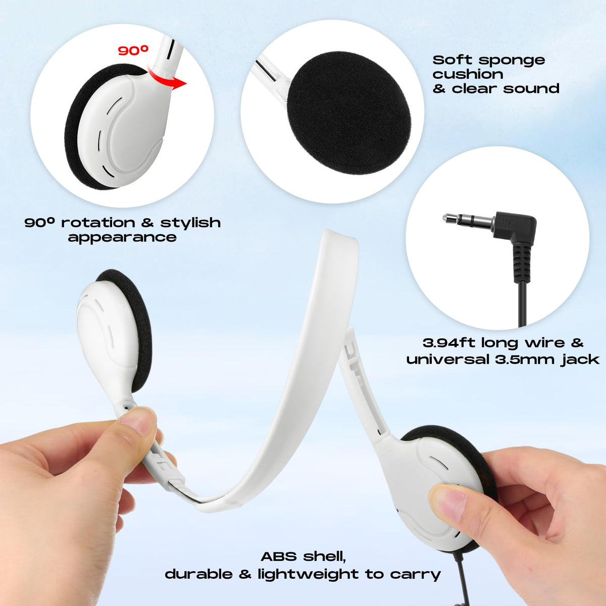Yunsailing headset worn in classroom demonstrating reliable shared-use benefit