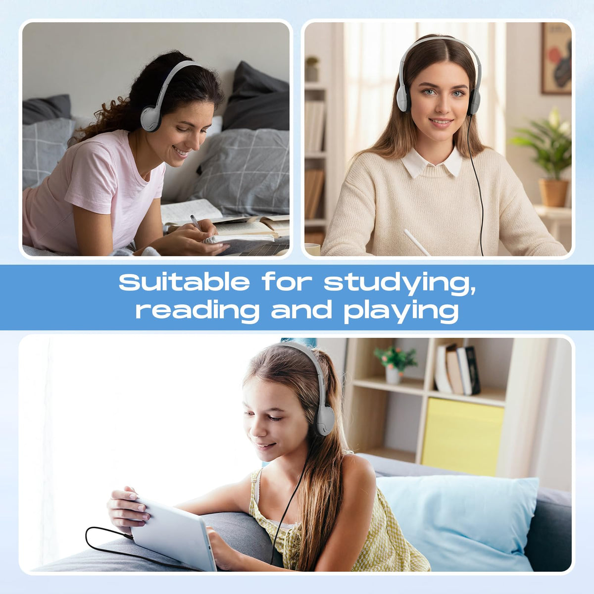 Yunsailing headset next to notebook showing compact scale advantage