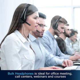 Yunsailing headset beside textbook showing size and student-friendly scale