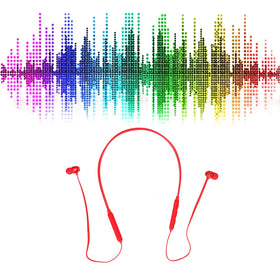 Yunseity ergonomic red neckband design for comfortable all-day wear