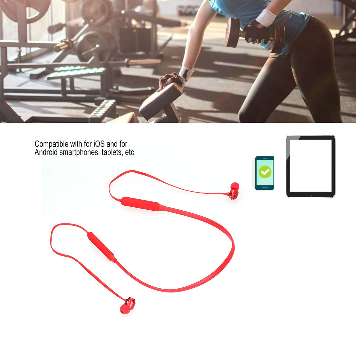 Yunseity neckband using Bluetooth 5.1 for stable wireless connection