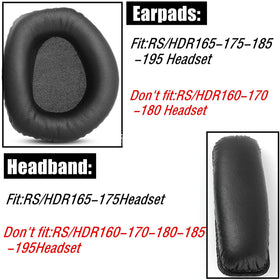 YunYiYi EarPads compatibility HDR165 HDR175 for seamless headset replacement