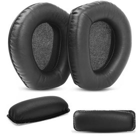 YunYiYi Protein leather earpad closeup shows premium surface