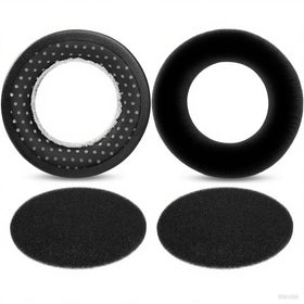 YunYiYi skin-friendly mesh fabric earpads resist sweat for long sessions