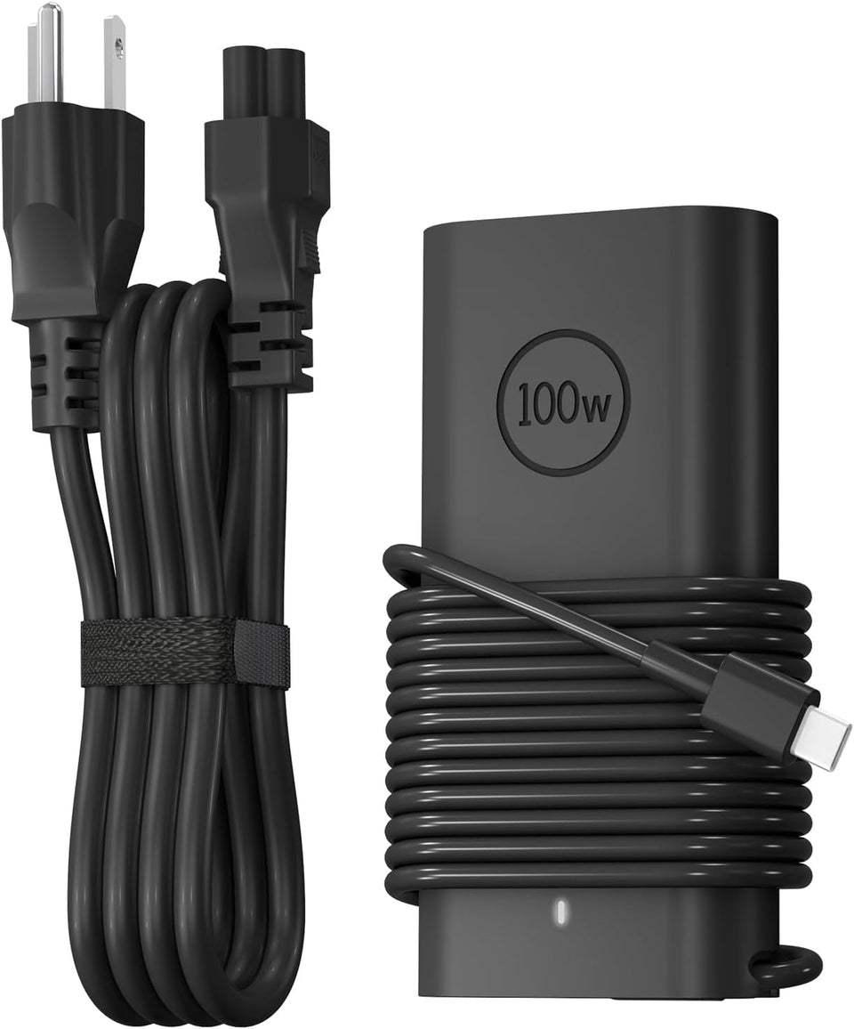 YURCIPWE front view showing charger and AC cord, compact and travel-ready