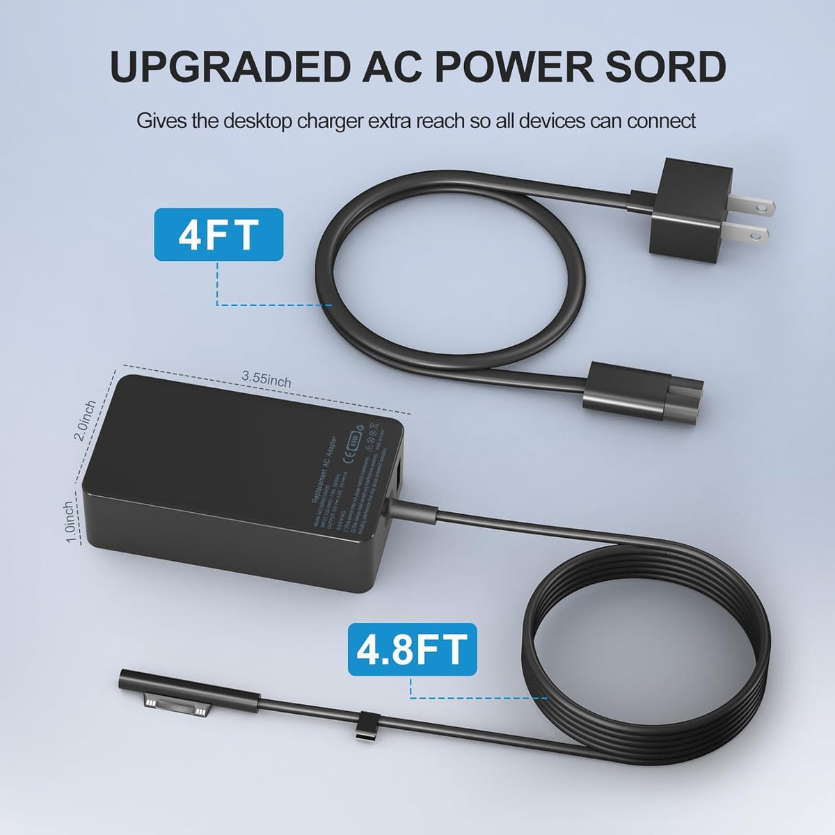 YURCIPWE charger with built-in protection features for safe use