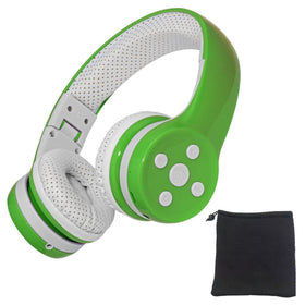 YUSONIC BS690 front view showing green cups and child-friendly shape for secure fit