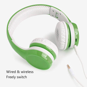 YUSONIC headphones inside carrying pouch for travel protection and easy storage