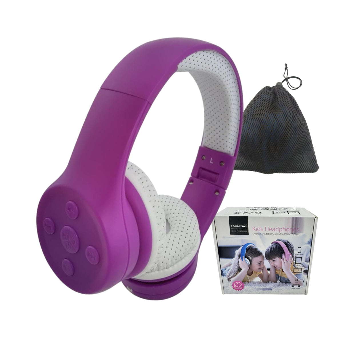 YUSONIC Lightweight design of 148g for comfortable school use.