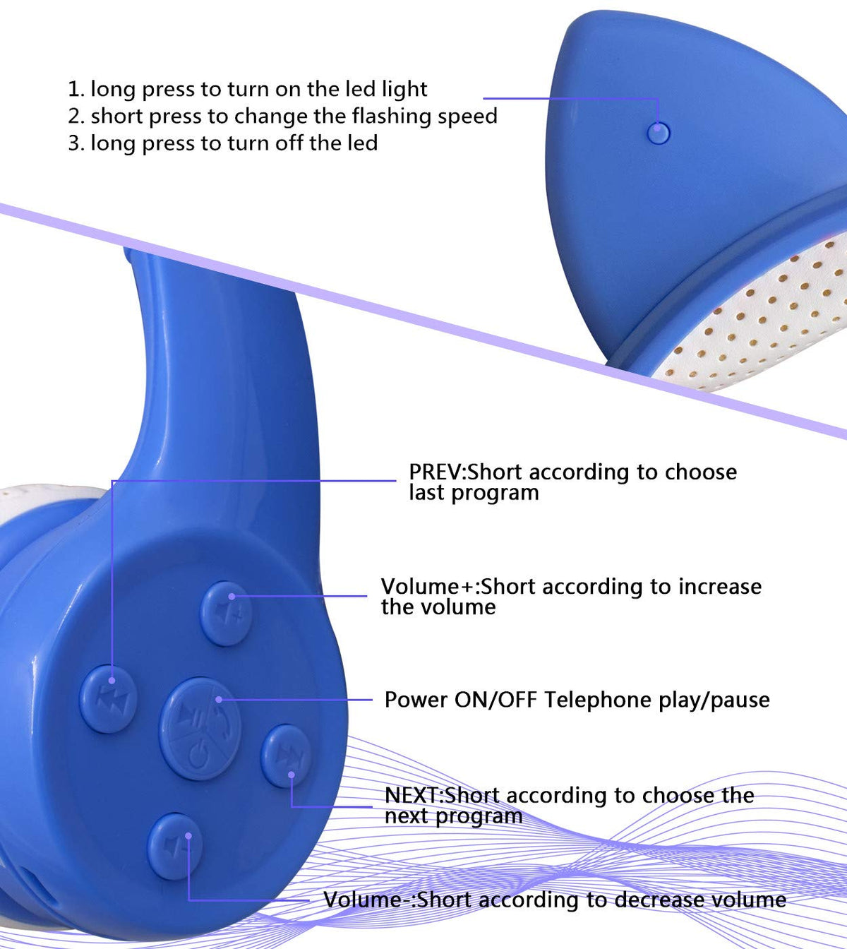 YUSONIC child wearing headphones demonstrating safe volume and ease of use