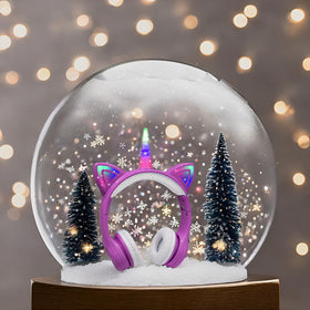 YUSONIC LED cat-ear closeup highlighting color-changing lights for excitement