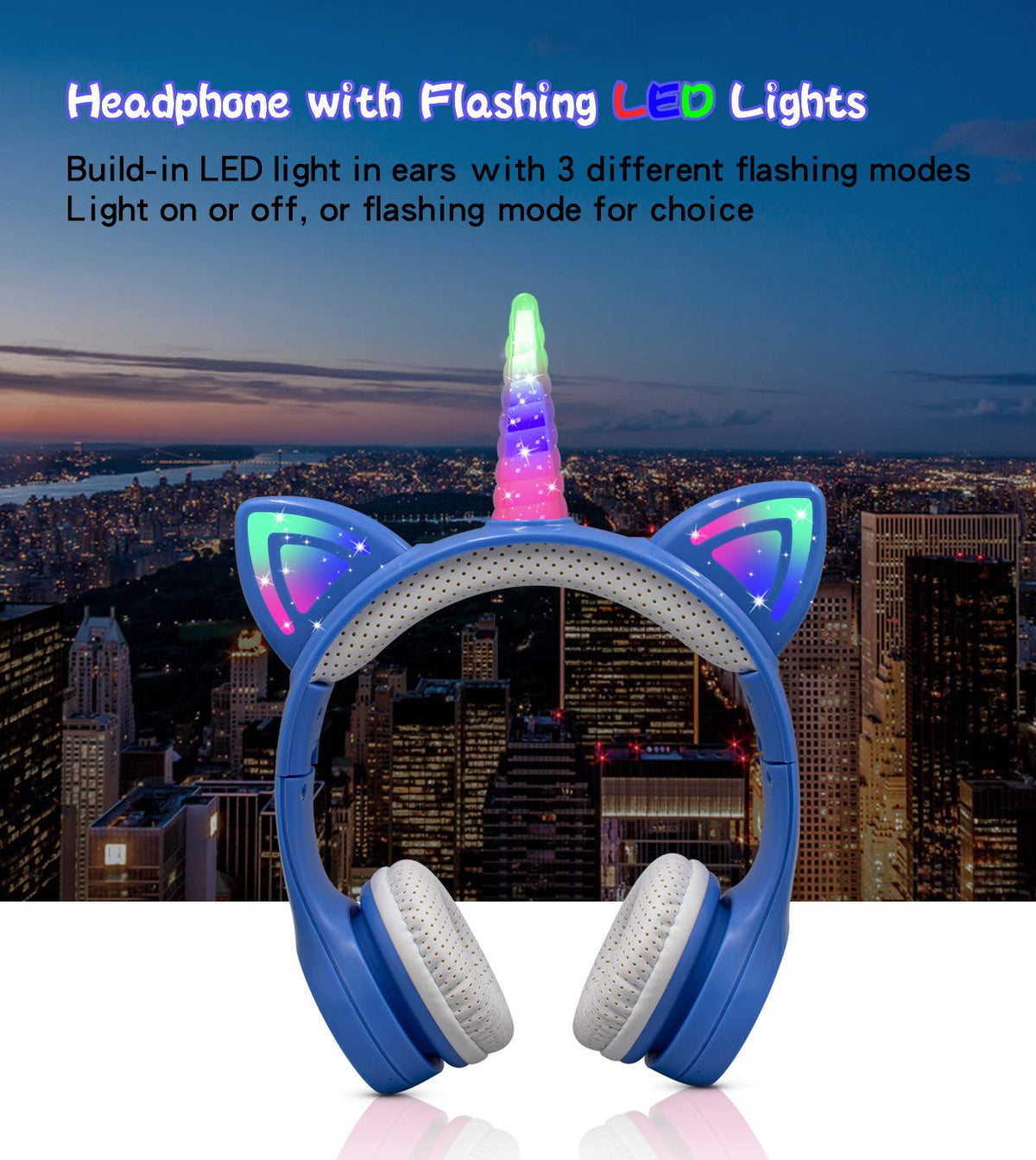 YUSONIC LED lights illuminated providing fun visual appeal during use
