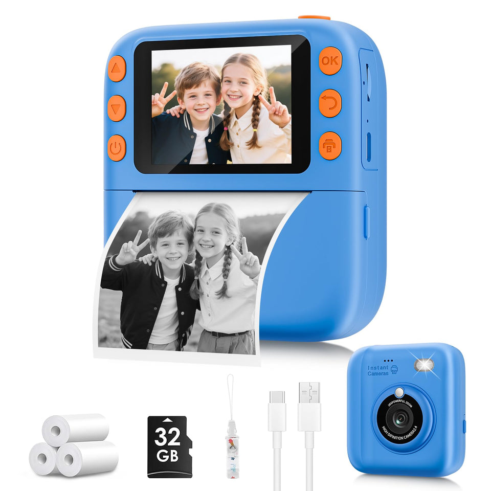 Yusuuo front packaging showing camera and accessories encouraging gift-ready appeal