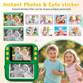Yusuuo instant photo ejecting from camera showing quick chemical-free prints