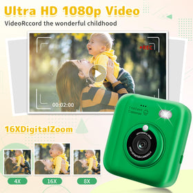 Yusuuo bright LCD screen displaying menu and photos for simple viewing