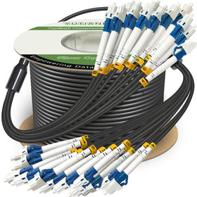 YUTIANHOME outdoor LC-LC armored fiber cable with TPU jacket for durable links