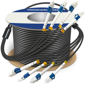 YUTIANHOME armored TPU cable exterior view showing rugged outdoor protection