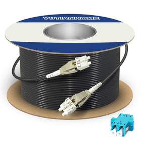 YUTIANHOME OM3 outdoor armored fiber cable ready for rugged outdoor installations.