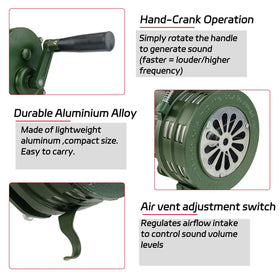 YuYBrightmi 110dB emergency siren set for loud, attention-grabbing warnings.