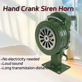 YuYBrightmi hand-crank assembly shown for quick, battery-free operation during outages.