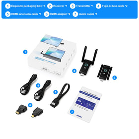 YUYUNLOMN universal HDMI compatibility with devices and displays.