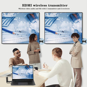 YUYUNLOMN wireless HDMI receiver enables flexible, scalable display layouts.