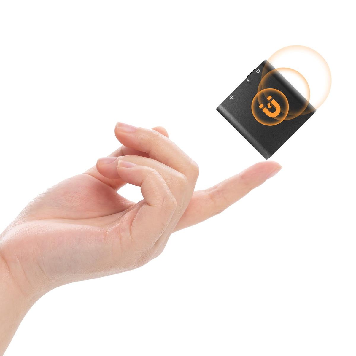 YVN 128GB digital voice recorder in pocket design for on-the-go interviews.