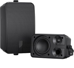 YVU front view speakers showing design and durable grill for outdoor use