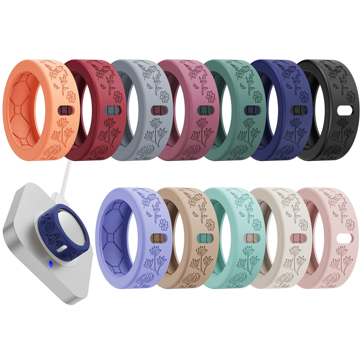 YWXTW floral cover front packaging showing 12 colorful sleeves and brand