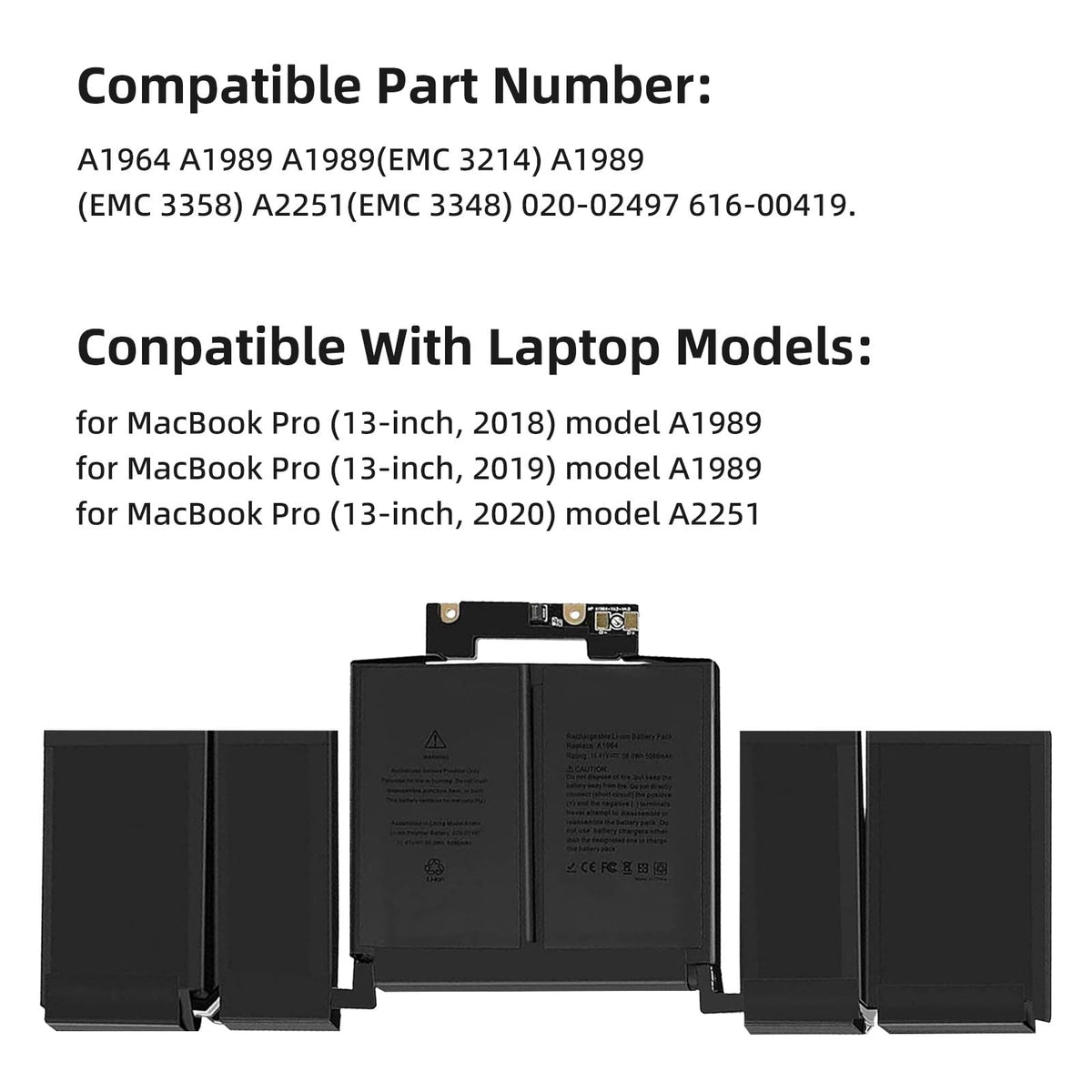 YXKC battery installed in MacBook demonstrating restored power and use
