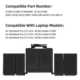 YXKC battery installed in MacBook demonstrating restored power and use