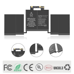 YXKC battery label and part numbers proving A1964 compatibility and specs