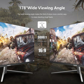 YXPC 24-inch monitor FHD 1080p VA panel; vivid colors for work and play.