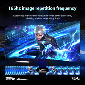 YXPC monitor ports highlight HDMI 2.1 and DP for high-refresh connections.