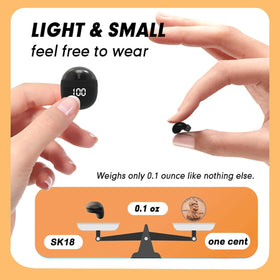YXYKODM earbud close-up texture revealing smooth finish for comfortable wear